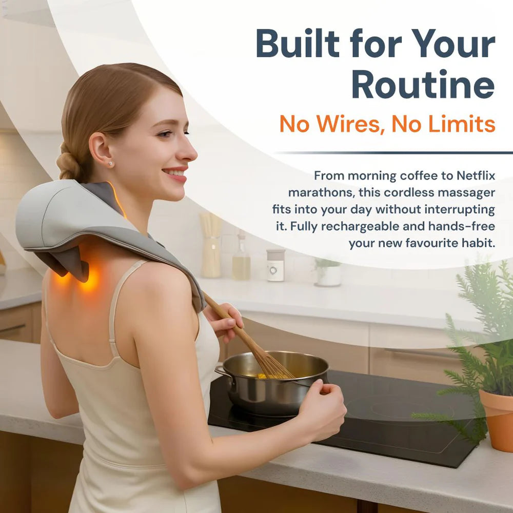 Neck & shoulder comfort device